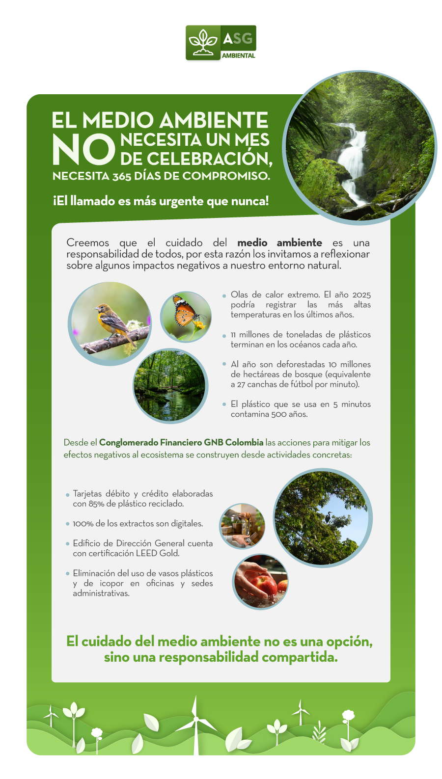 El medio ambiente no necesita un mes de celebración