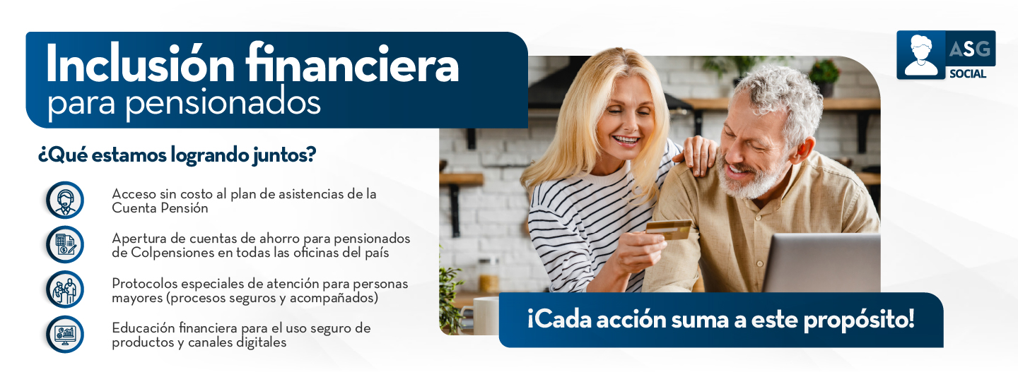 Inclusión financiera para pensionados